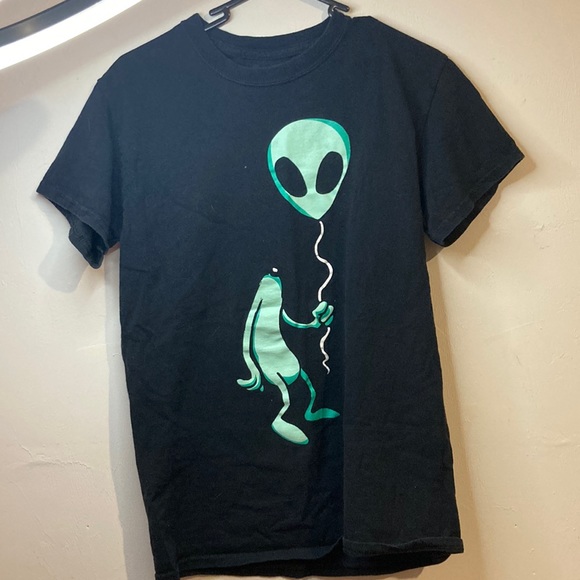 Spencer's Tops - Alien Balloon head Tee Shirt